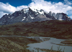 17 Paine river flowing through Torres del Paine National Park 800