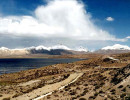 53 Snow capped mountains rising above Bolivias Altiplano in South America 800