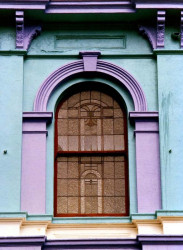 17 Brightly painted window in San Salvador 800