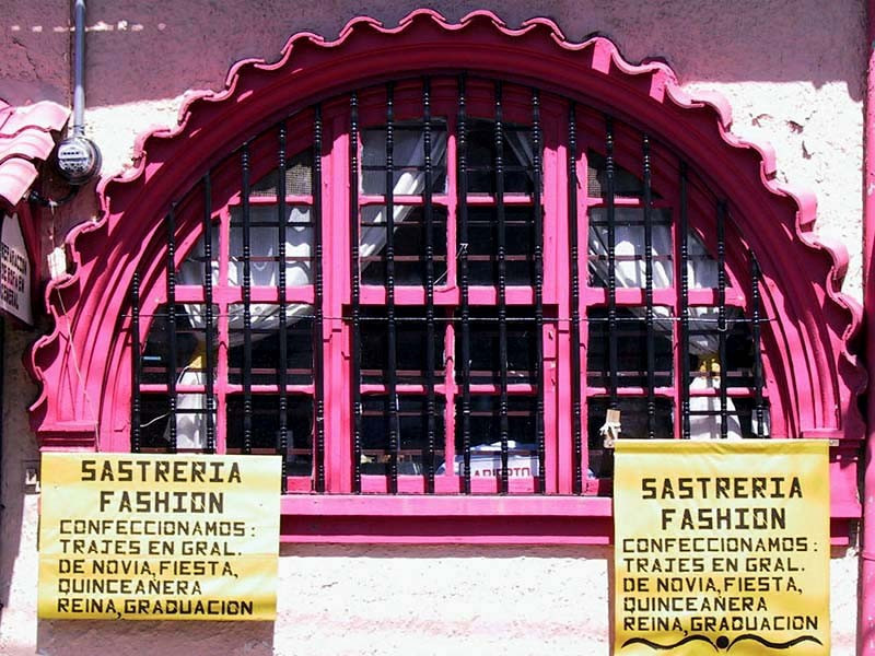 57 Classy window of a local tailor shop in San Jose  Costa Rica 800