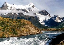 14 Raging glacier fed river in Torres del Paine National Park 800