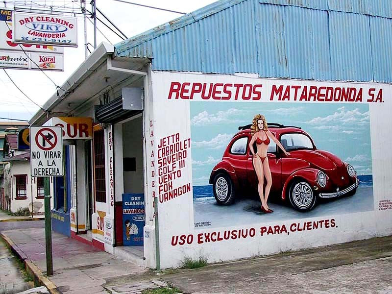 12 Car Parts Billboard in Costa Rica 800