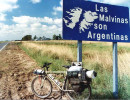 35 Las Malvinas son Argentinas  The Malvinas are Argenitinas  roadside sign in Argentina 800