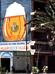 39 Bolivia beer billboard in La Paz  Bolivia 800