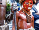 90 Young painted warrior in Mt. Hagen 800