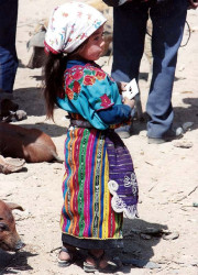 43 Small child at the market in Chichicastenango  Guatemala 800