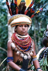 54 Young Girl Following Tribal Tradition in PNG 800