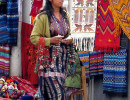 55 Young woman selling necklaces at Chichicastenango 800
