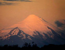 22 Volcano Villarica in Chile at sunset 800B