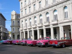 Parked on the street in Havana 800