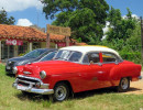 1953 chevy sedan at mogote cafe in vinales 800