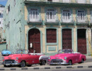 pair of early 1950 s chevy taxis in havana 2 800