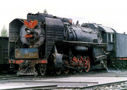 8 chinese steam engine cooling down 800