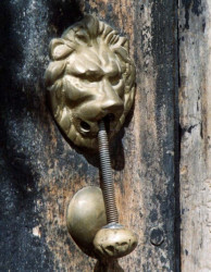 100 brass lions head photographed in guatemala 800
