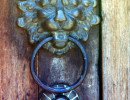 91 brass lions head photographed in honduras 800