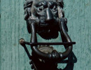 95 brass lion door knocker with a anti theft device in santa cruz  bolivia 800
