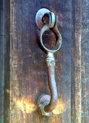 111 iron door knocker photographed in honduras 800