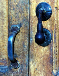 121 iron door knocker photograph from mexico 800