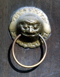 124 shiny brass head photographed in antigua  guatemala 800