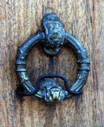 127 brass ring door knocker in guatemala 800