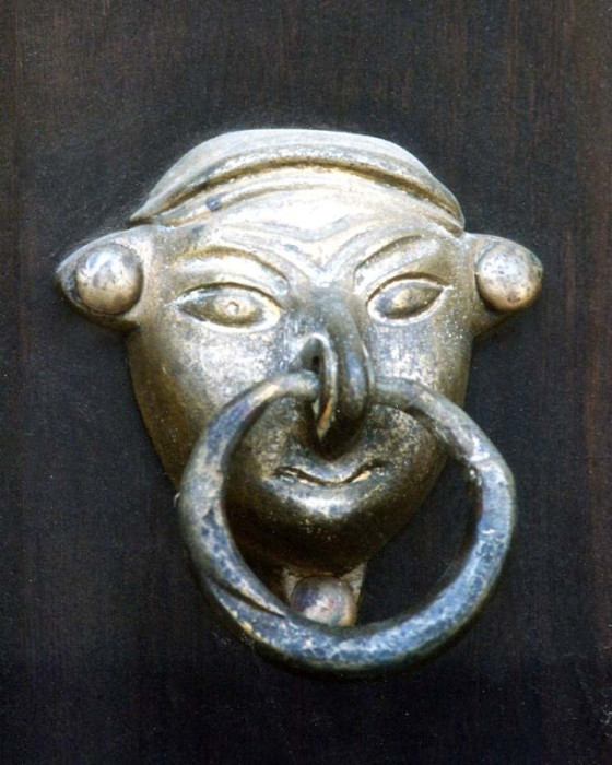 13 mayan influenced knocker from flores  guatemala 800