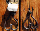 138 twin wrought iron knockers in esteli  nicaragua 800