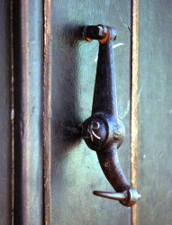47 iron lever knocker photographed in nicaragua 800