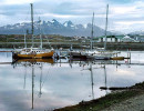 7 group of sailboats docked in the patagonia 800