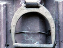96 iron horseshoe door knocker from santiago  chile 800
