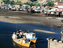 76 boats anchored in an inland waterway in puerto montt  chile 800