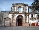 1 facade of a destroyed church in antigua  guatemala 800