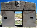 23 backside of tiwanakus gate to the sun in bolivia 800