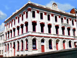 8 corner in the historic section of dunedin  new zealand 800