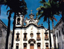 16 palm trees framing a church in bahia  brazil 800