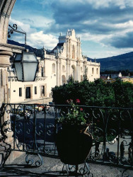 17 another view of the cathedral in antigua at sundown 800