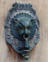 12 Brass knocker from Santiago  Chile 800