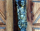 3 Polished brass door knocker in San Juan  Puerto Rico 800