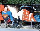 3 Superman Movie Billboard in China 800