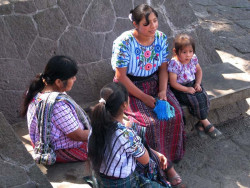 18 Family and friends taking a break from the market. 800