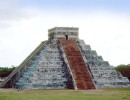17 restored maya pyramid in tulum  mexico