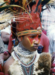 123.  young face in the crowd