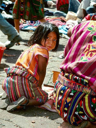 22 young girl keeping an eye on me at the market