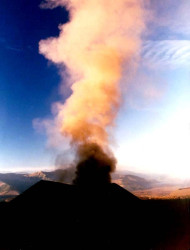 27 volcano puyehue  chile the day after an eruption