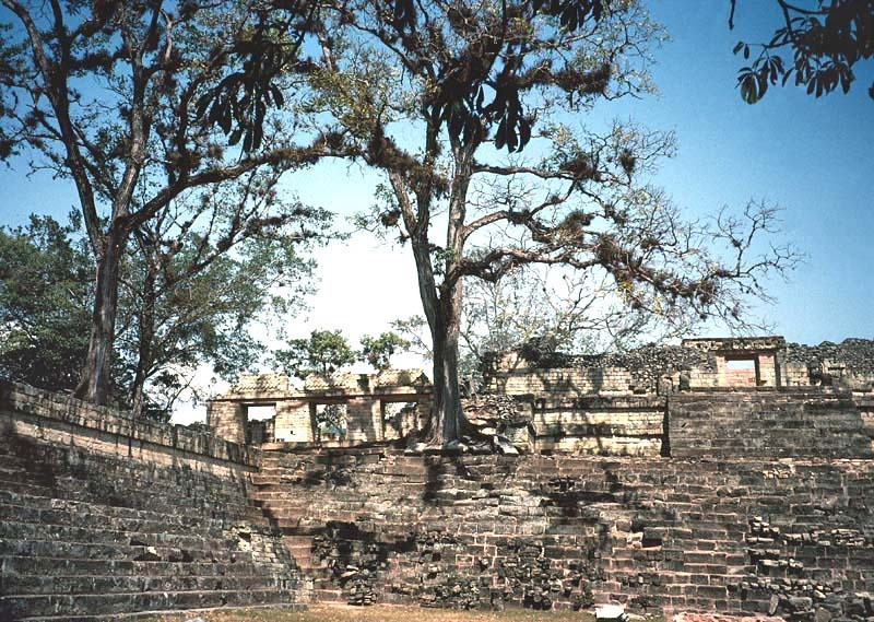 2 part of the acropolis at the copan ruins in honduras