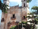 6 colonial church near chetumal in southern mexico