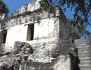 30 corner of the main acropolis at tikal in guatemala